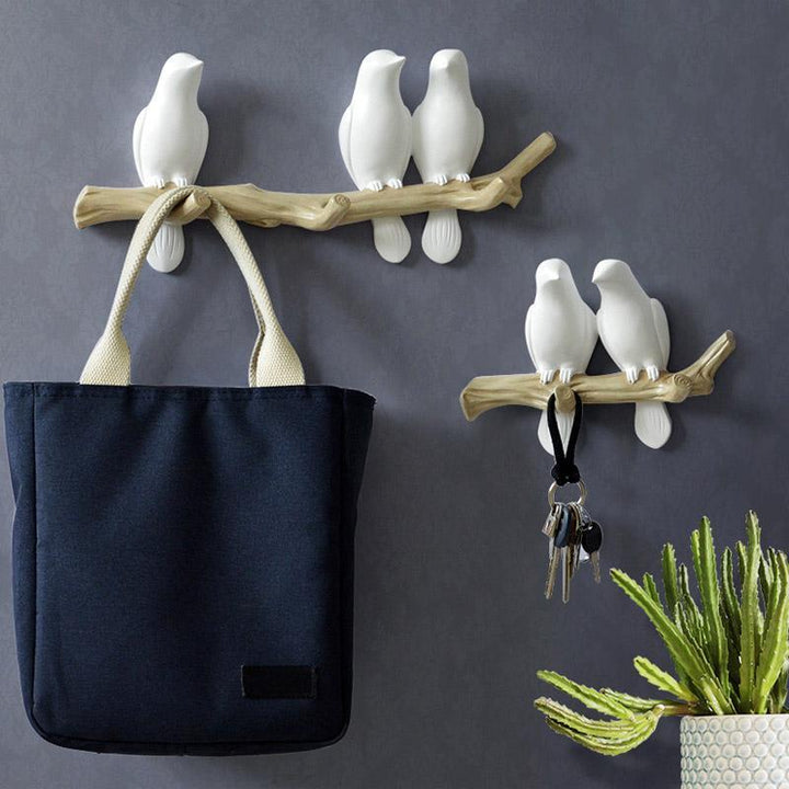 Noodle - Speelse wandhaak met vogelmotief voor creatieve decoratie 2