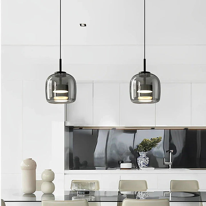 VitraLume hanglamp – Elegante glazen plafondlamp met warm licht &amp; modern minimalistisch design