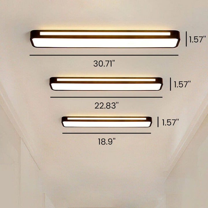 Nordelio Plafondlamp – Design Minimalista Escandinavo com Perfil LED Delgado &amp; Alto Rendimento Luminoso
