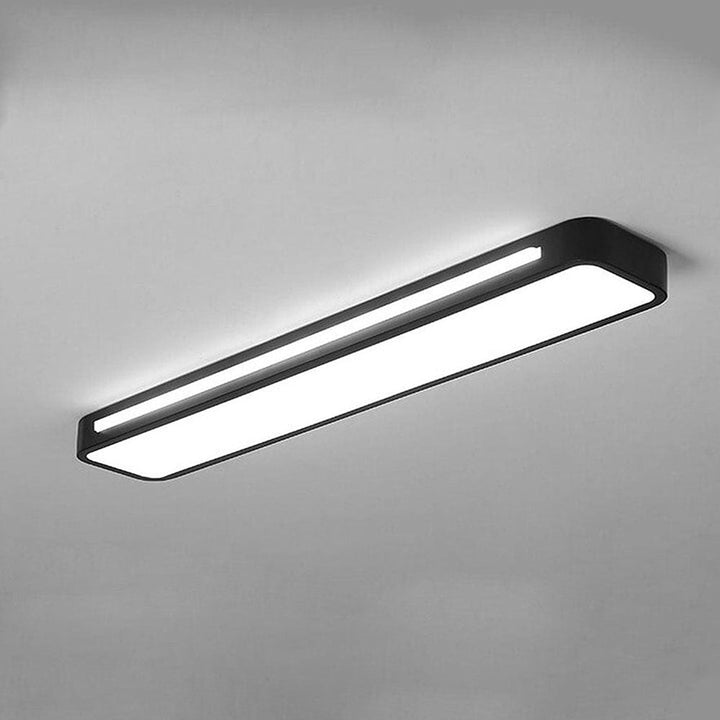 Nordelio Plafondlamp – Design Minimalista Escandinavo com Perfil LED Delgado &amp; Alto Rendimento Luminoso