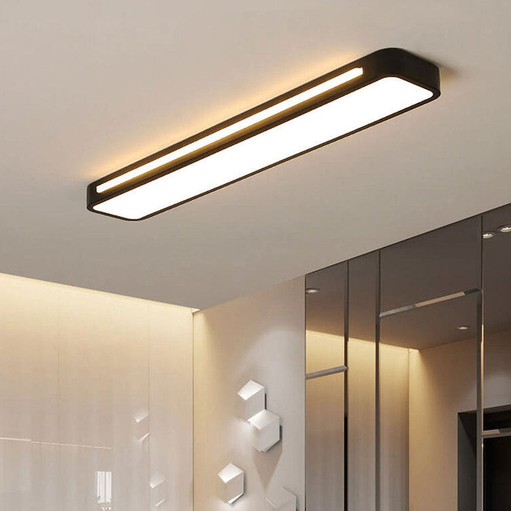 Nordelio Plafondlamp – Design Minimalista Escandinavo com Perfil LED Delgado &amp; Alto Rendimento Luminoso