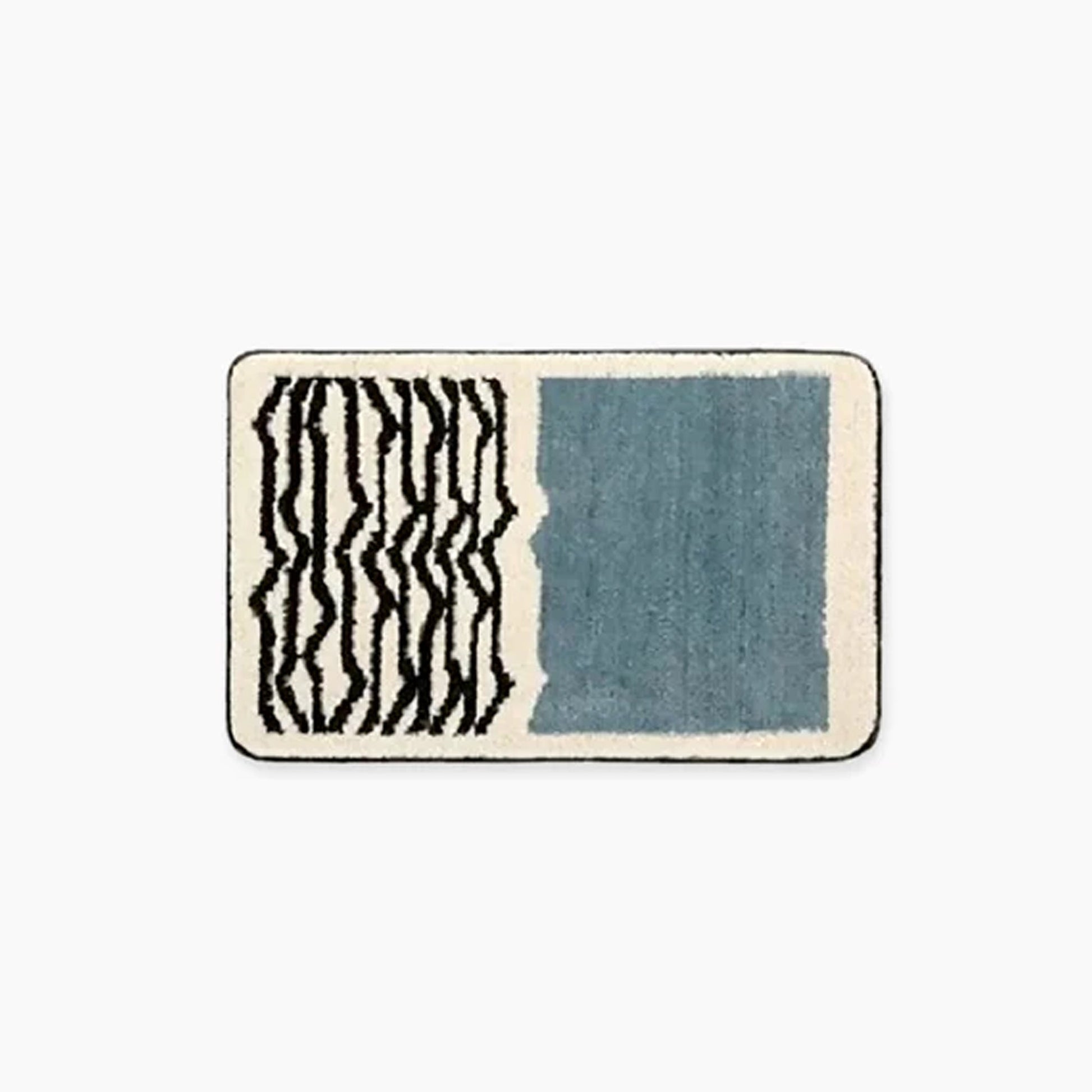 Abstracte antislip badmat met Scandinavisch design Vestragear