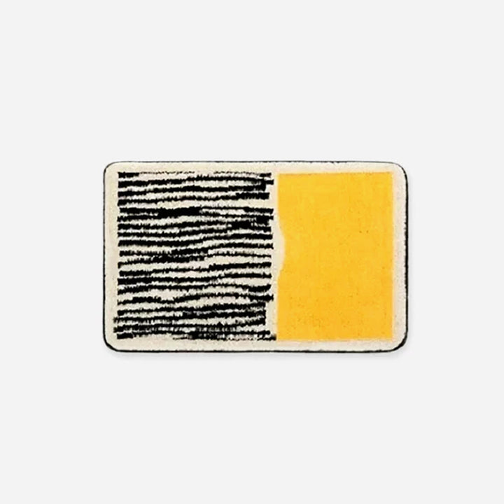 Abstracte antislip badmat met Scandinavisch design Vestragear