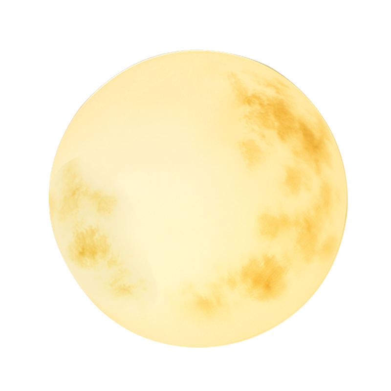 Lunaris – Suspension de jardin en forme de lune LED – Lampe extérieure résistante aux intempéries