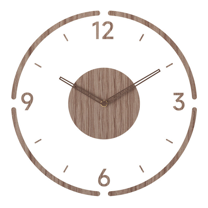 LumoArte Houten Wandklok – Scandinavisch Design & Stil Uurwerk