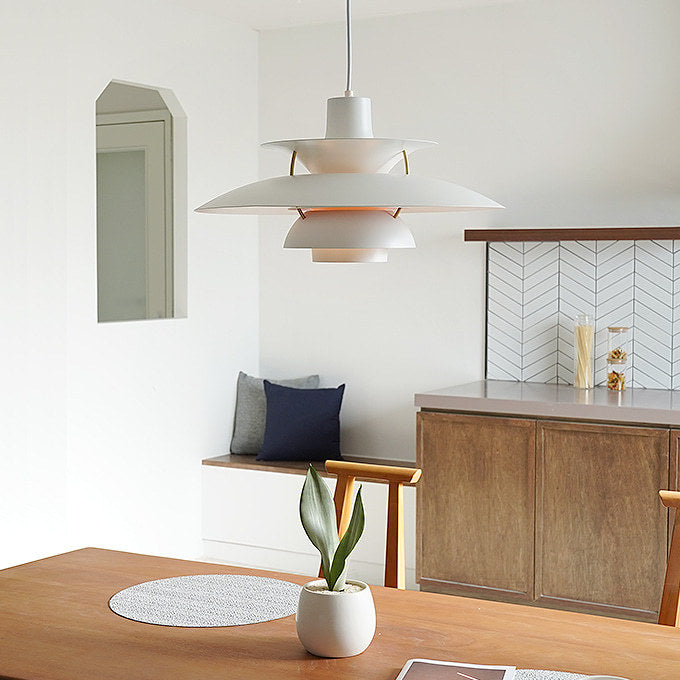 Lunaris plafondlamp – Moderne metalen hanglamp met dimbare LED &amp; strak minimalistisch ontwerp