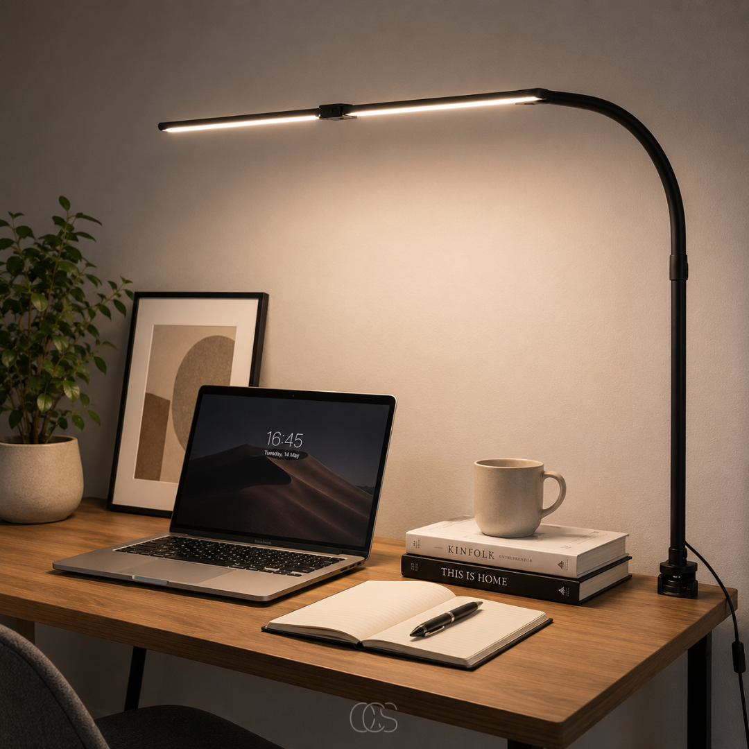 OCS - Dimbare Bureaulamp - 3 Lichtkleuren & Verstelbaar Design 6