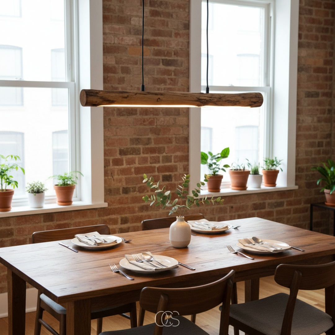 OCS - Dimbare houten hanglamp 4