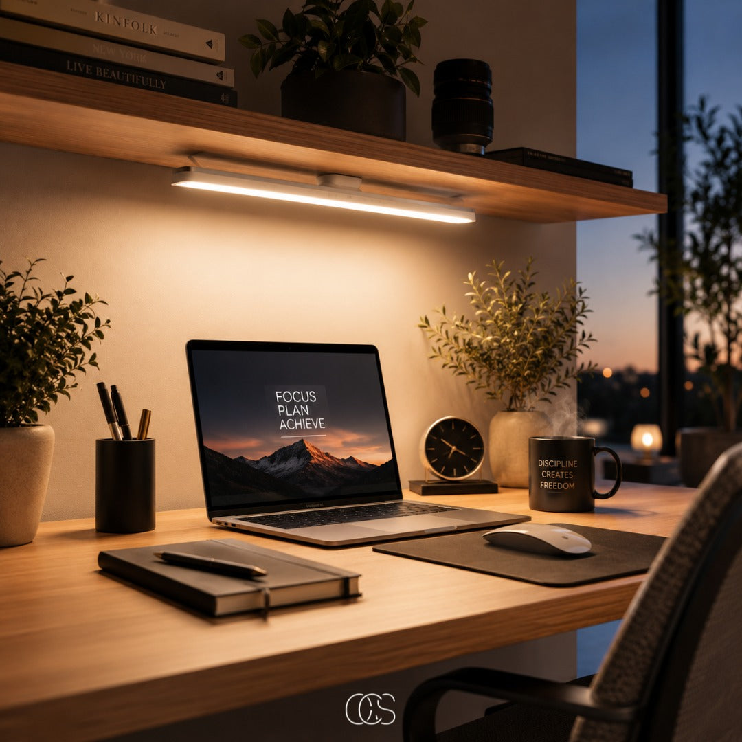 OCS - Draadloze magnetische LED-lamp - Aluminium & ABS 1