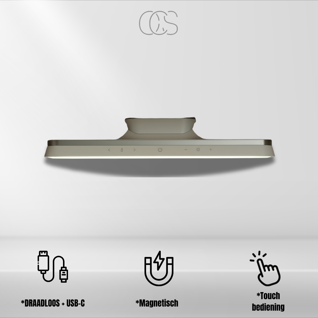 OCS - Draadloze magnetische LED-lamp - Aluminium & ABS 8