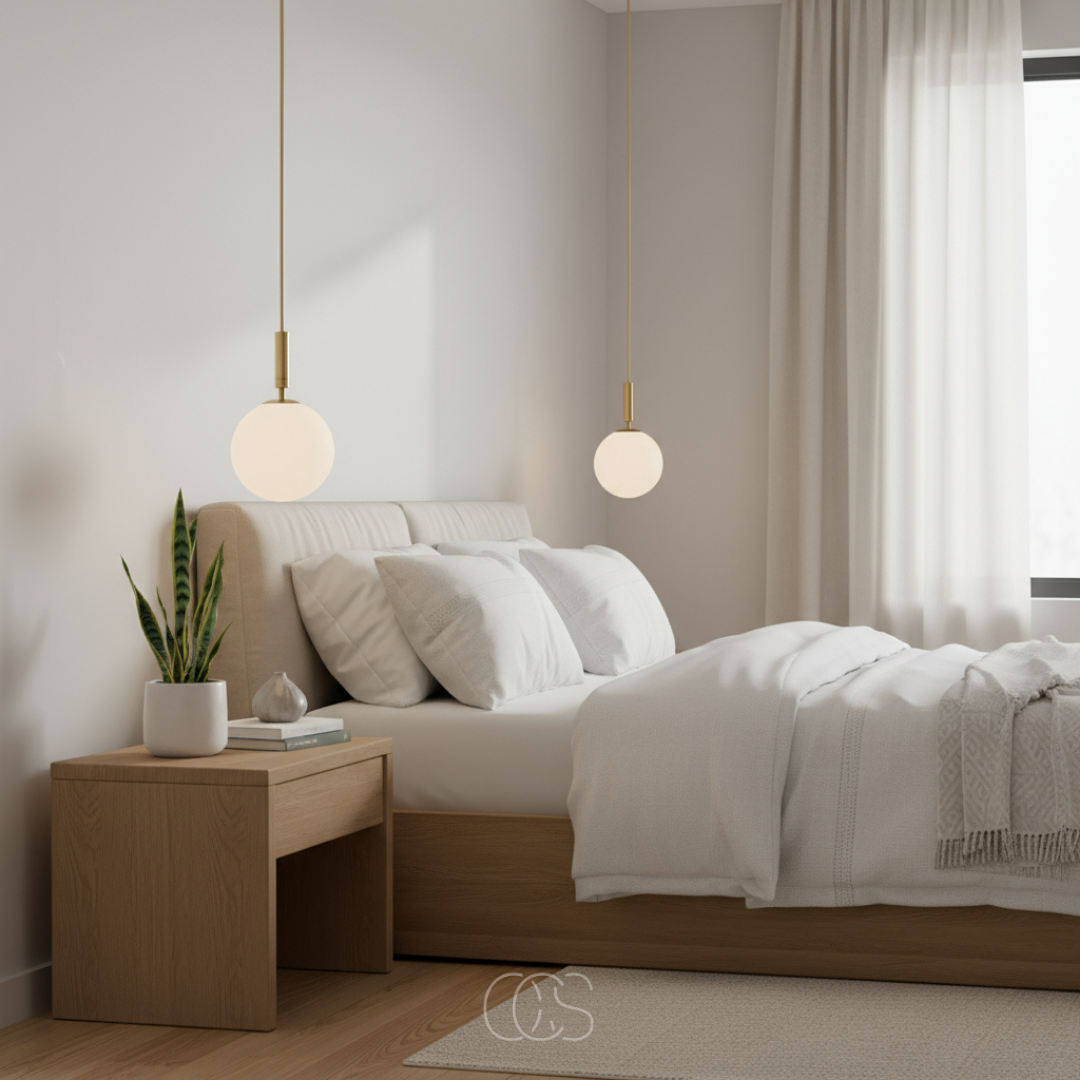 OCS - Gouden Scandinavische hanglamp 1