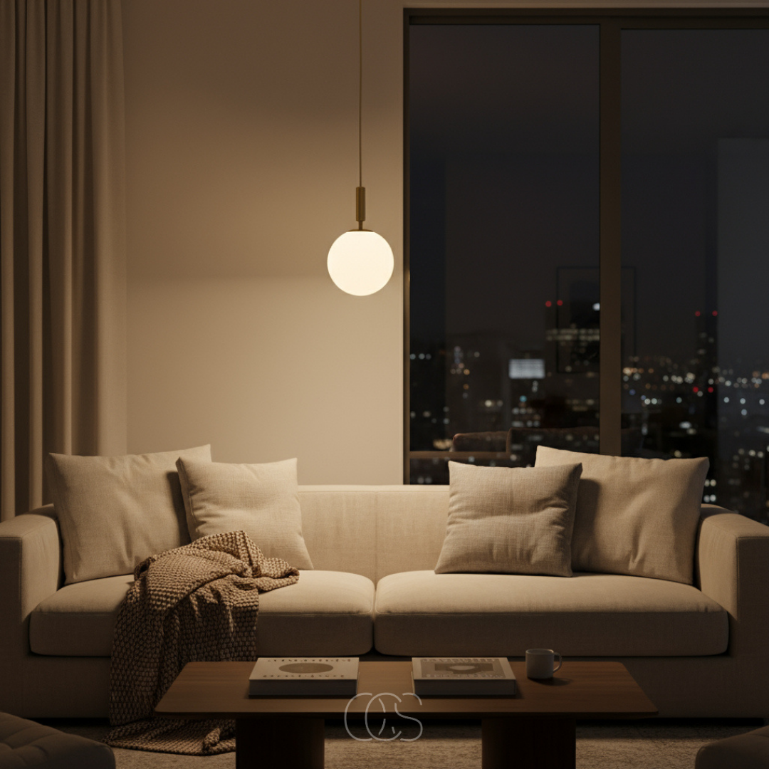 OCS - Gouden Scandinavische hanglamp 2