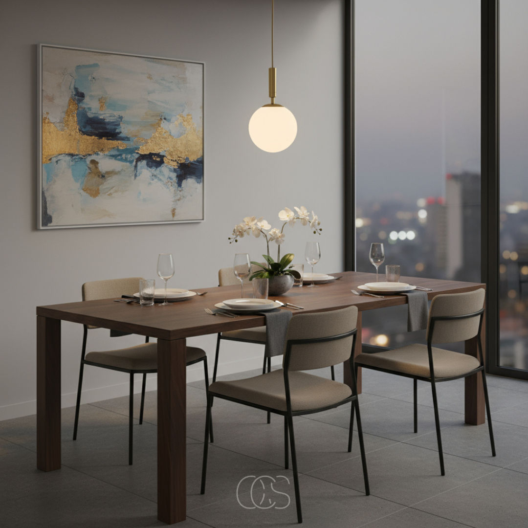 OCS - Gouden Scandinavische hanglamp 3