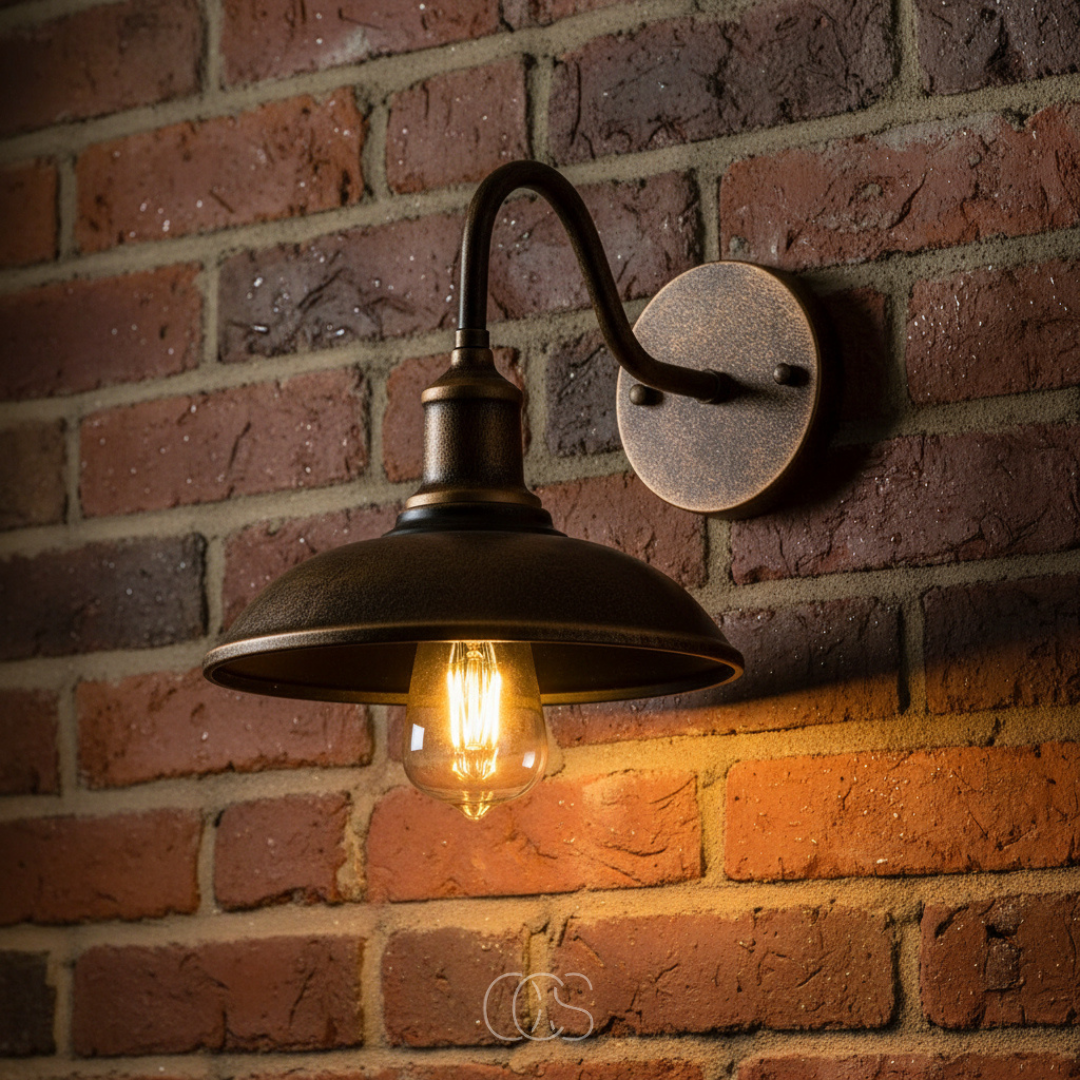 OCS - Vintage buiten wandlamp 0