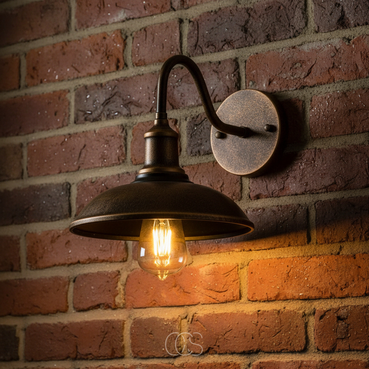 OCS - Vintage buiten wandlamp 0