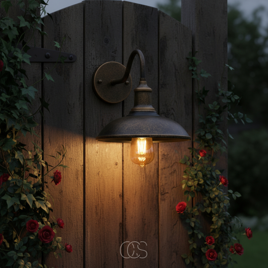 OCS - Vintage buiten wandlamp 1