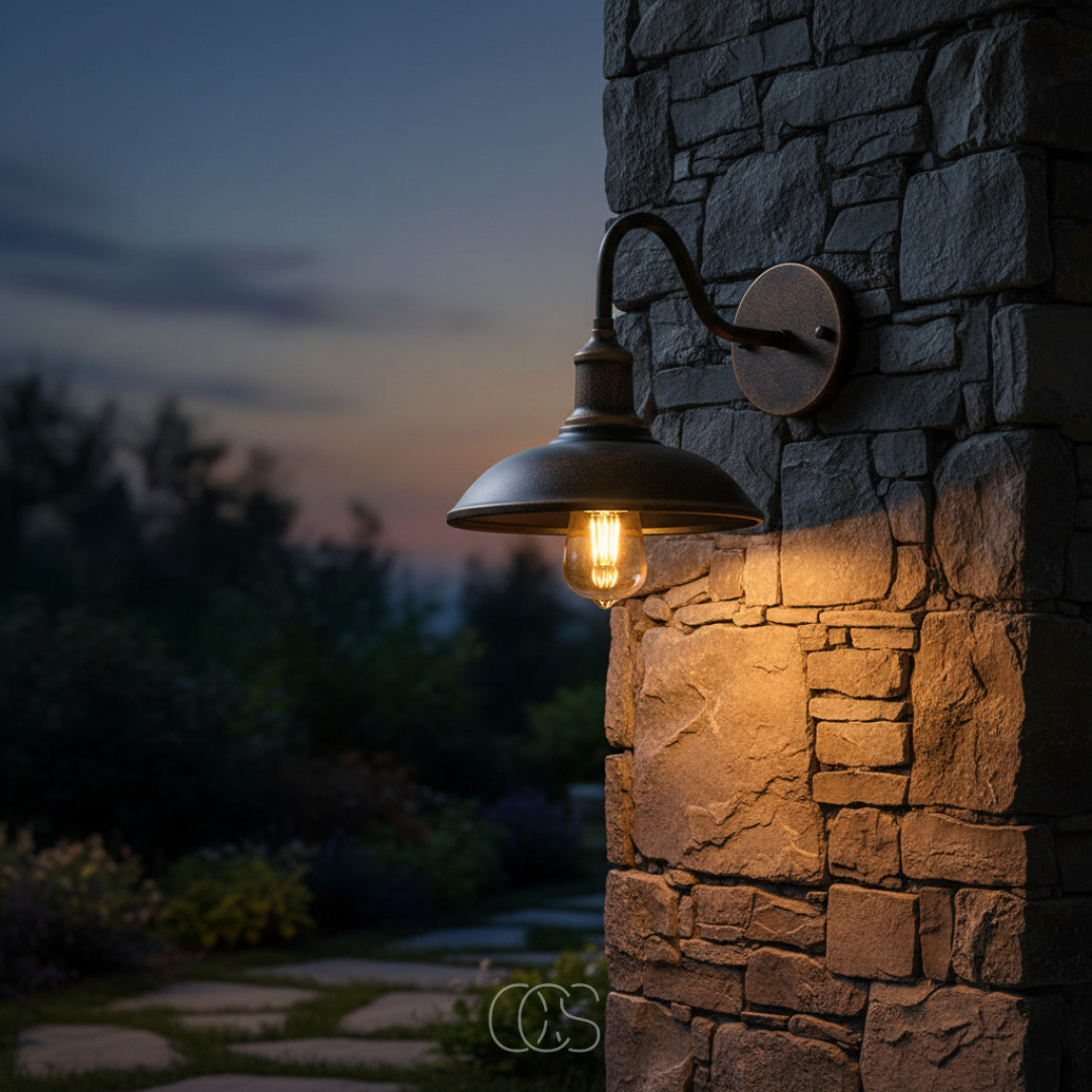 OCS - Vintage buiten wandlamp 2