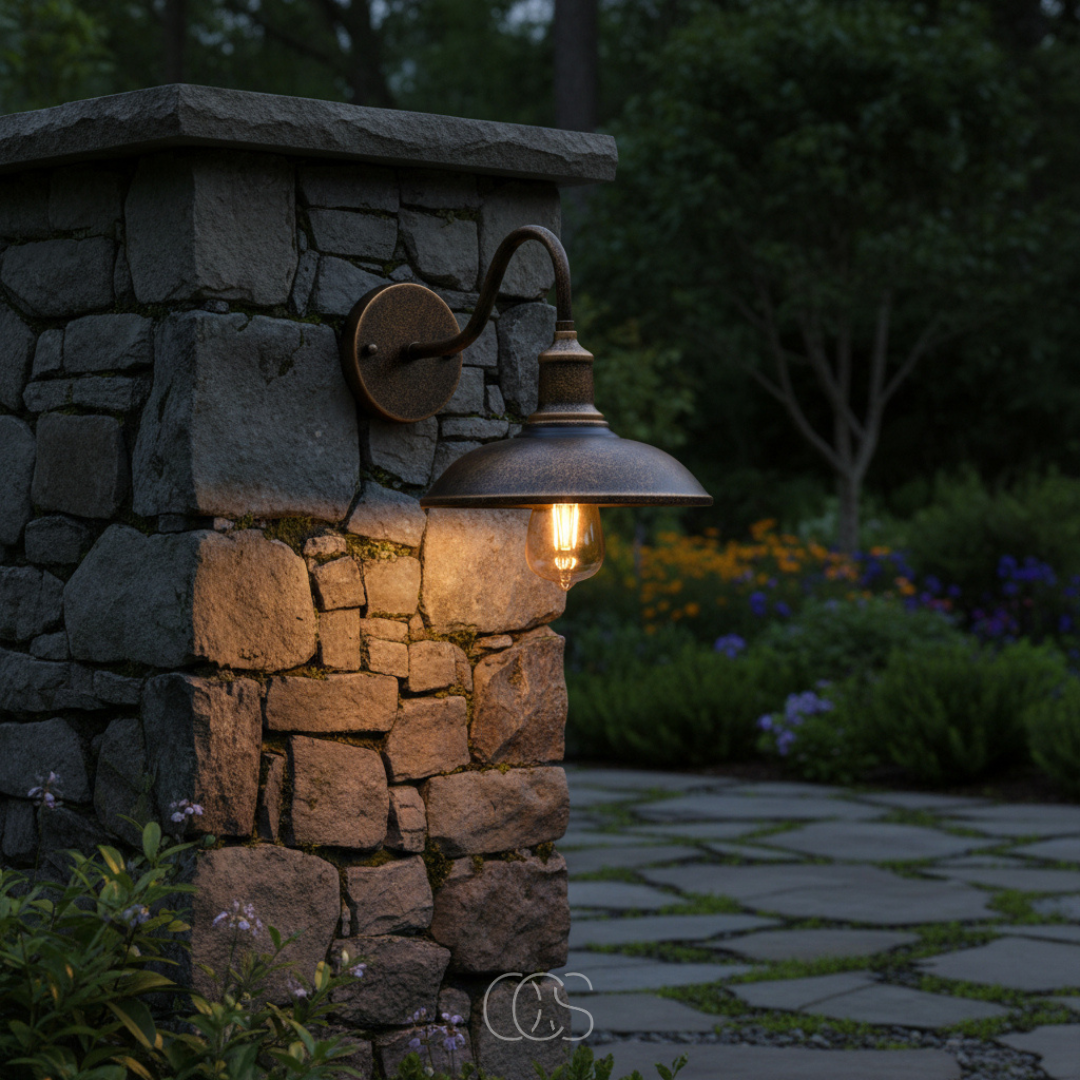 OCS - Vintage buiten wandlamp 3