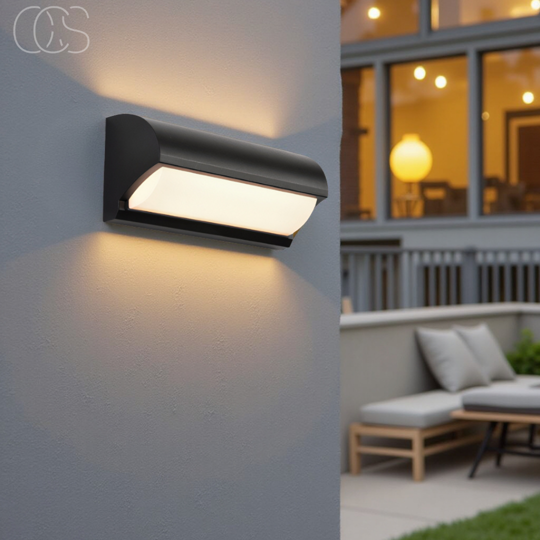 OCS - Zwart LED Buiten Wandlicht 1
