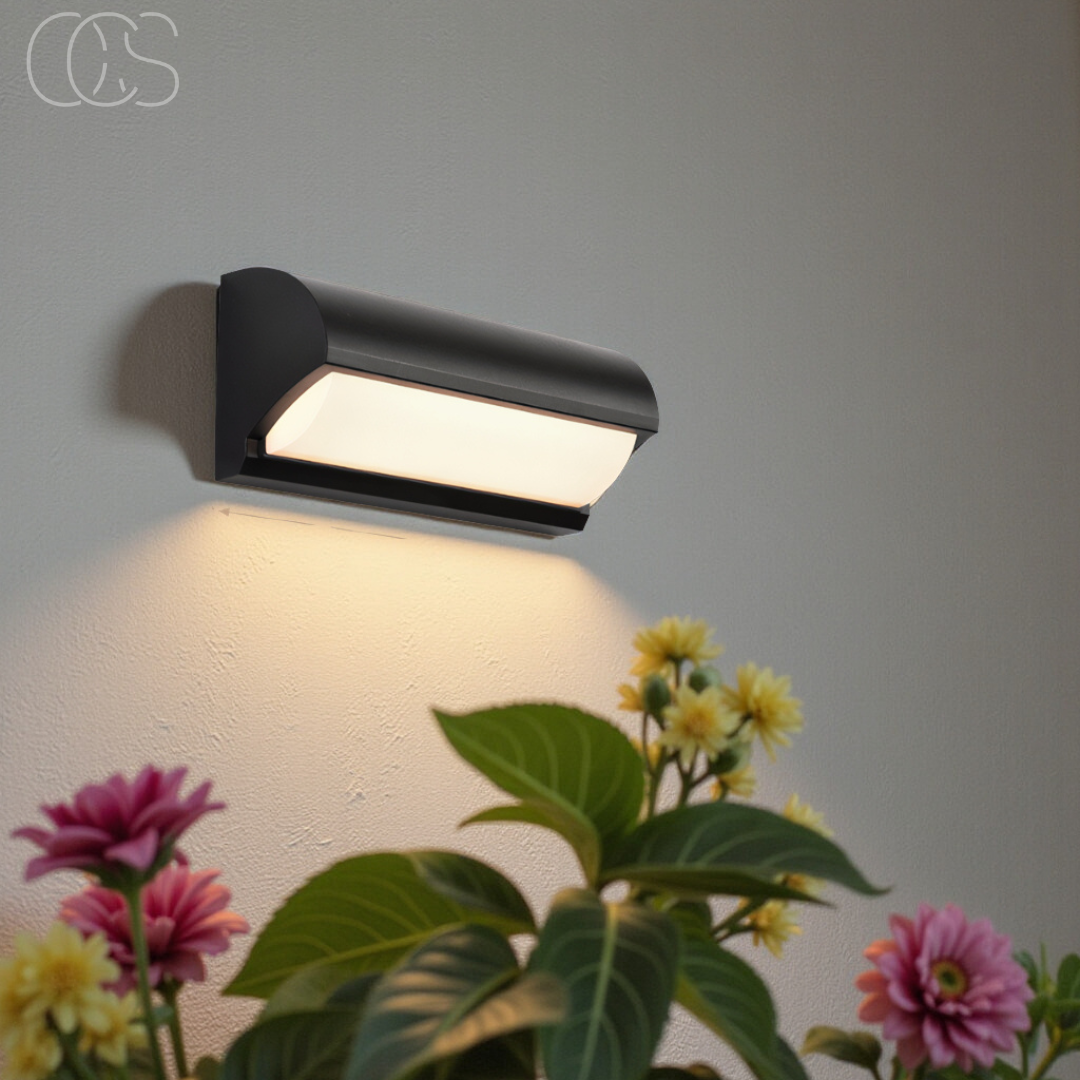 OCS - Zwart LED Buiten Wandlicht 3