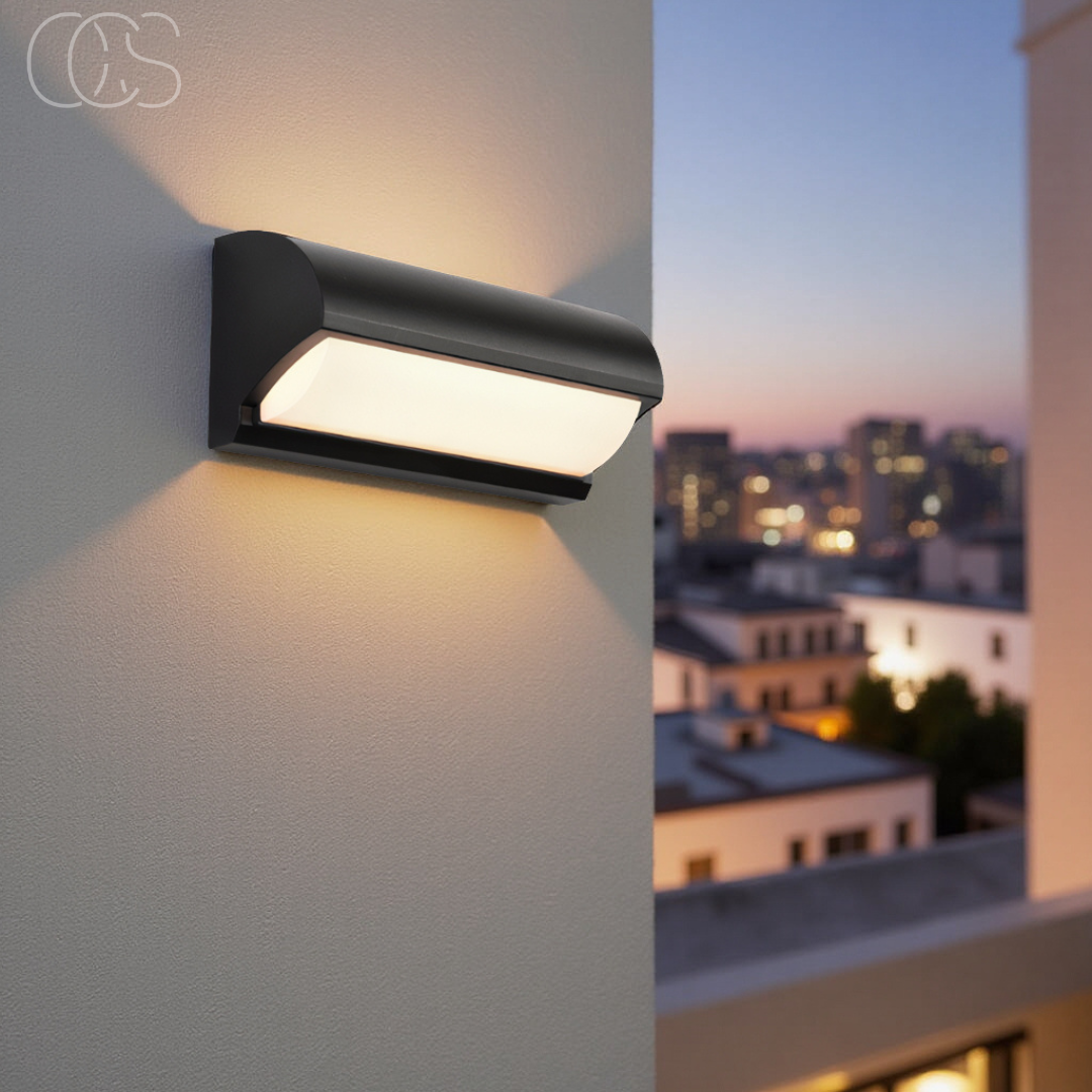 OCS - Zwart LED Buiten Wandlicht 4