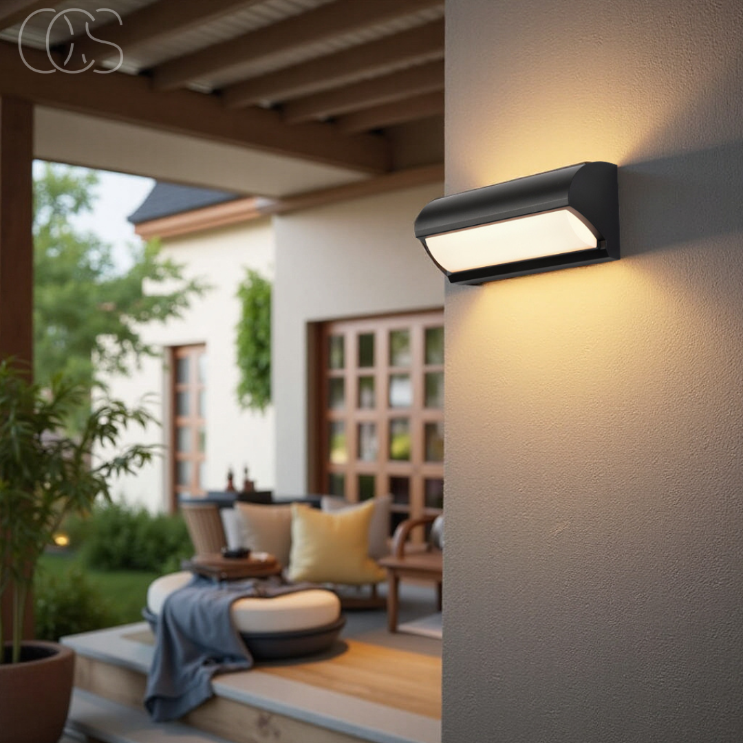 OCS - Zwart LED Buiten Wandlicht 8