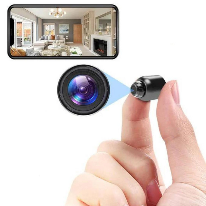 Securo – Telecamera di sicurezza WiFi Full HD con visione notturna e sensore di movimento