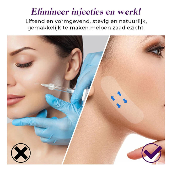 Onzichtbare Face Lift Tape 40 Stuks – Huidvriendelijke Gezichtslifting Strips Anti-Rimpel Huidversteviging V-Vorm Contouring voor Natuurlijke Lift | Sansoti 0