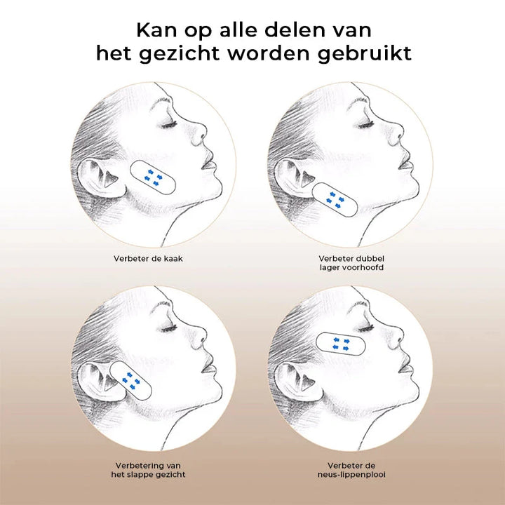 Onzichtbare Face Lift Tape 40 Stuks – Huidvriendelijke Gezichtslifting Strips Anti-Rimpel Huidversteviging V-Vorm Contouring voor Natuurlijke Lift | Sansoti 6