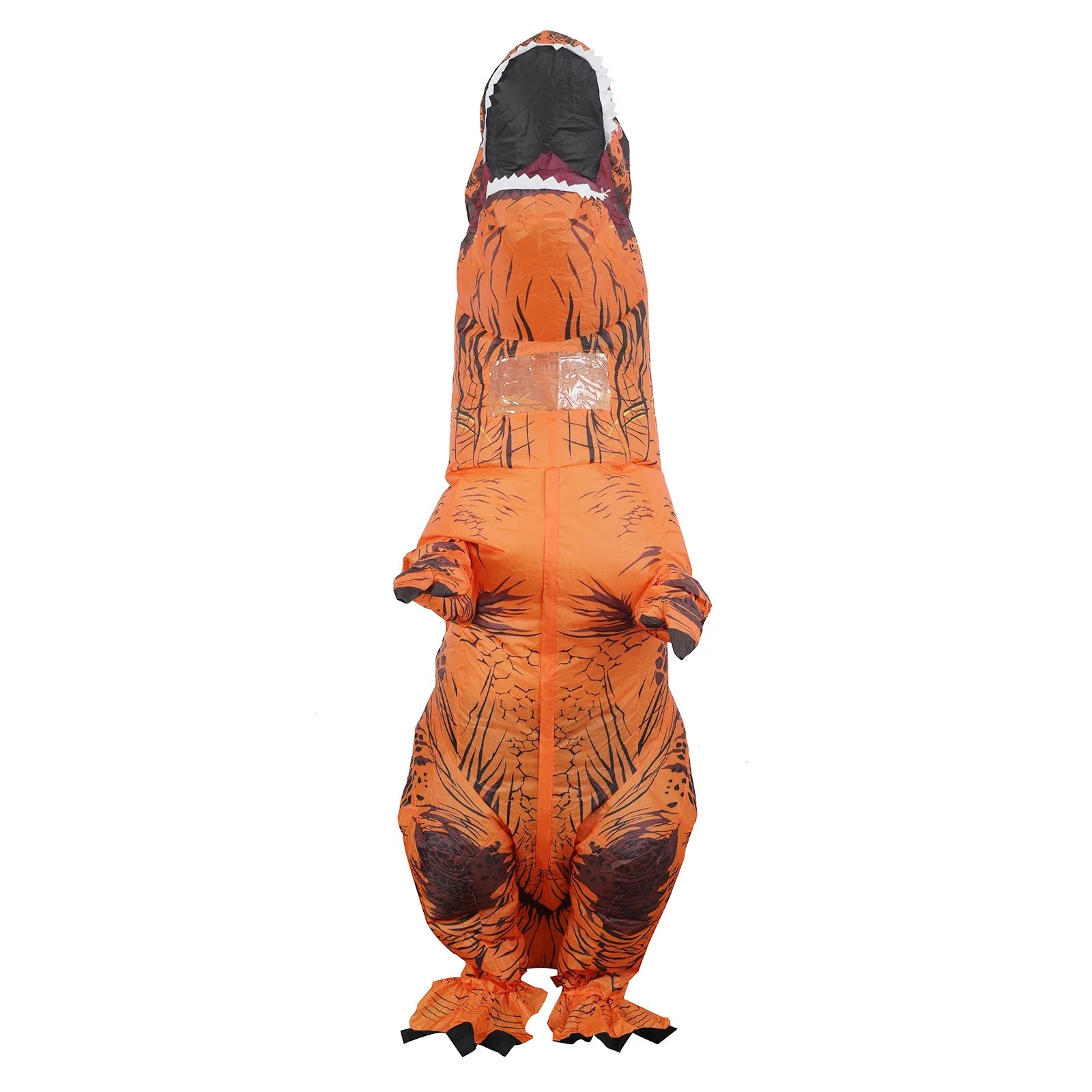 JurassicWave – Opblaasbaar T-Rex Kostuum Volwassenen – Snel Inflaterend Dino Pak
