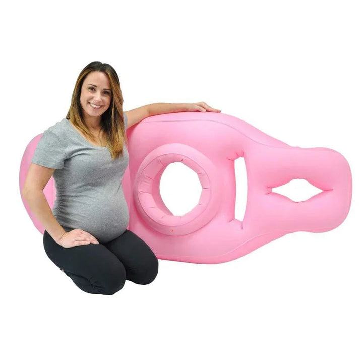 Opblaasbaar Zwangerschapskussen en Yogamat – Ideaal voor Comfortabele Nachten en Ondersteuning 2