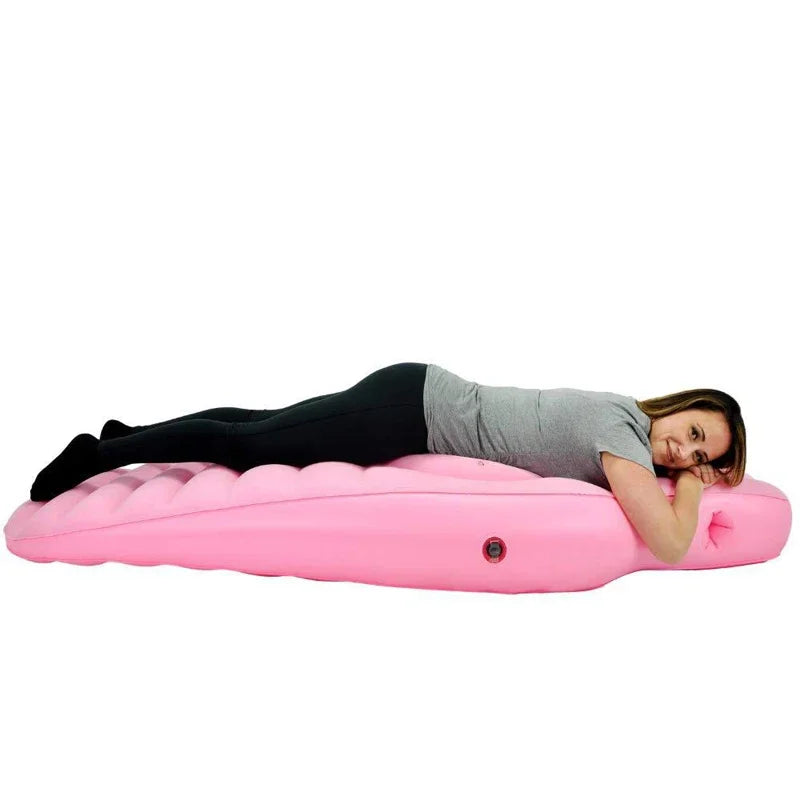Opblaasbaar Zwangerschapskussen en Yogamat – Ideaal voor Comfortabele Nachten en Ondersteuning 6