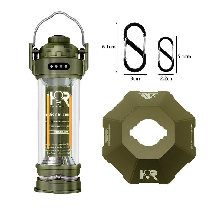 NovaLight Linterna de camping – 3000mAh Regulable y resistente al agua – Lámpara exterior