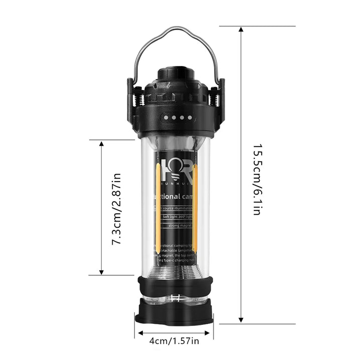 NovaLight Linterna de camping – 3000mAh Regulable y resistente al agua – Lámpara exterior