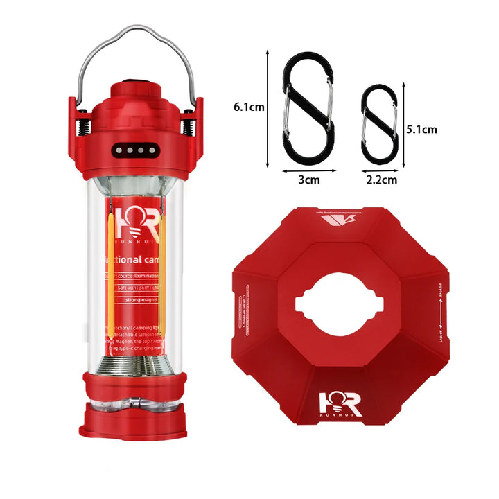 NovaLight Linterna de camping – 3000mAh Regulable y resistente al agua – Lámpara exterior