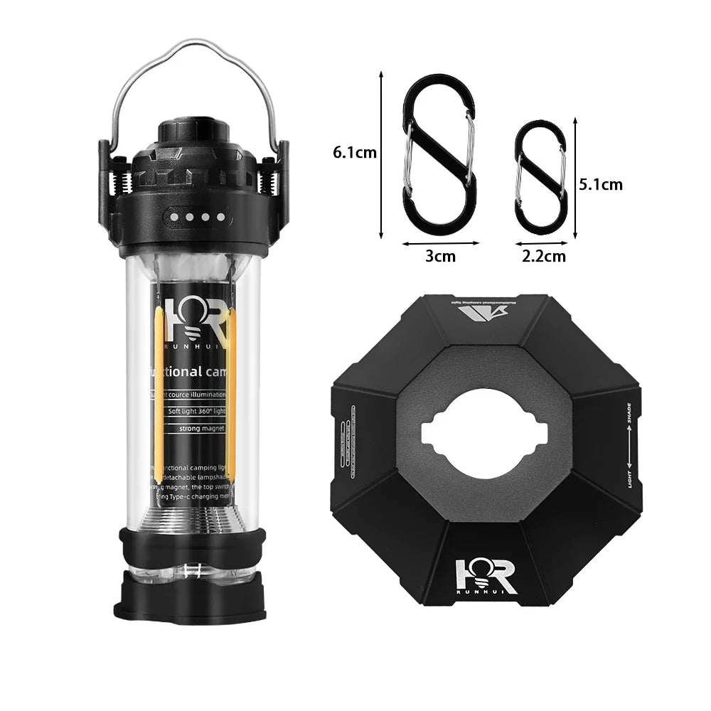 NovaLight Linterna de camping – 3000mAh Regulable y resistente al agua – Lámpara exterior