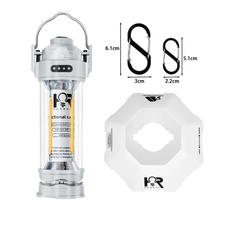 NovaLight Linterna de camping – 3000mAh Regulable y resistente al agua – Lámpara exterior