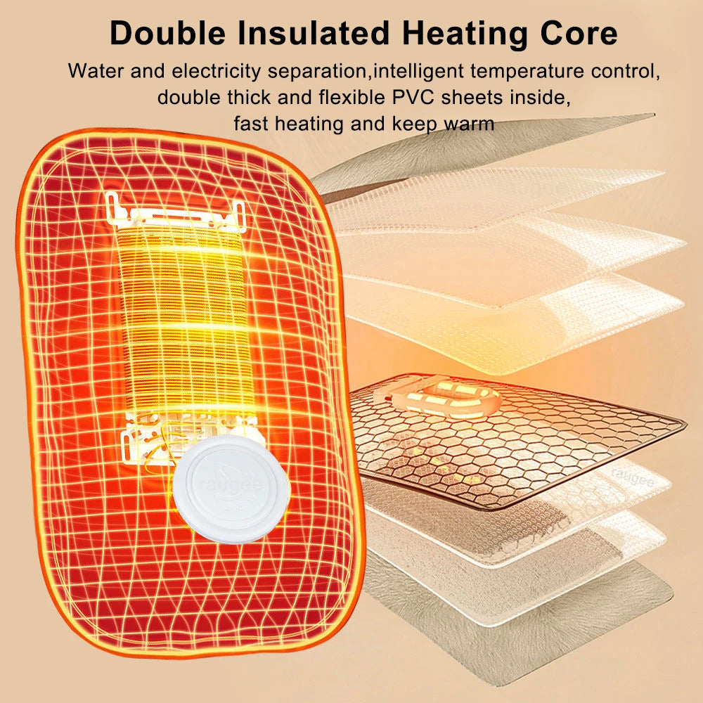 Oplaadbare Elektrische Handwarmer met Zachte Warmwaterzak voor Wintergebruik 1