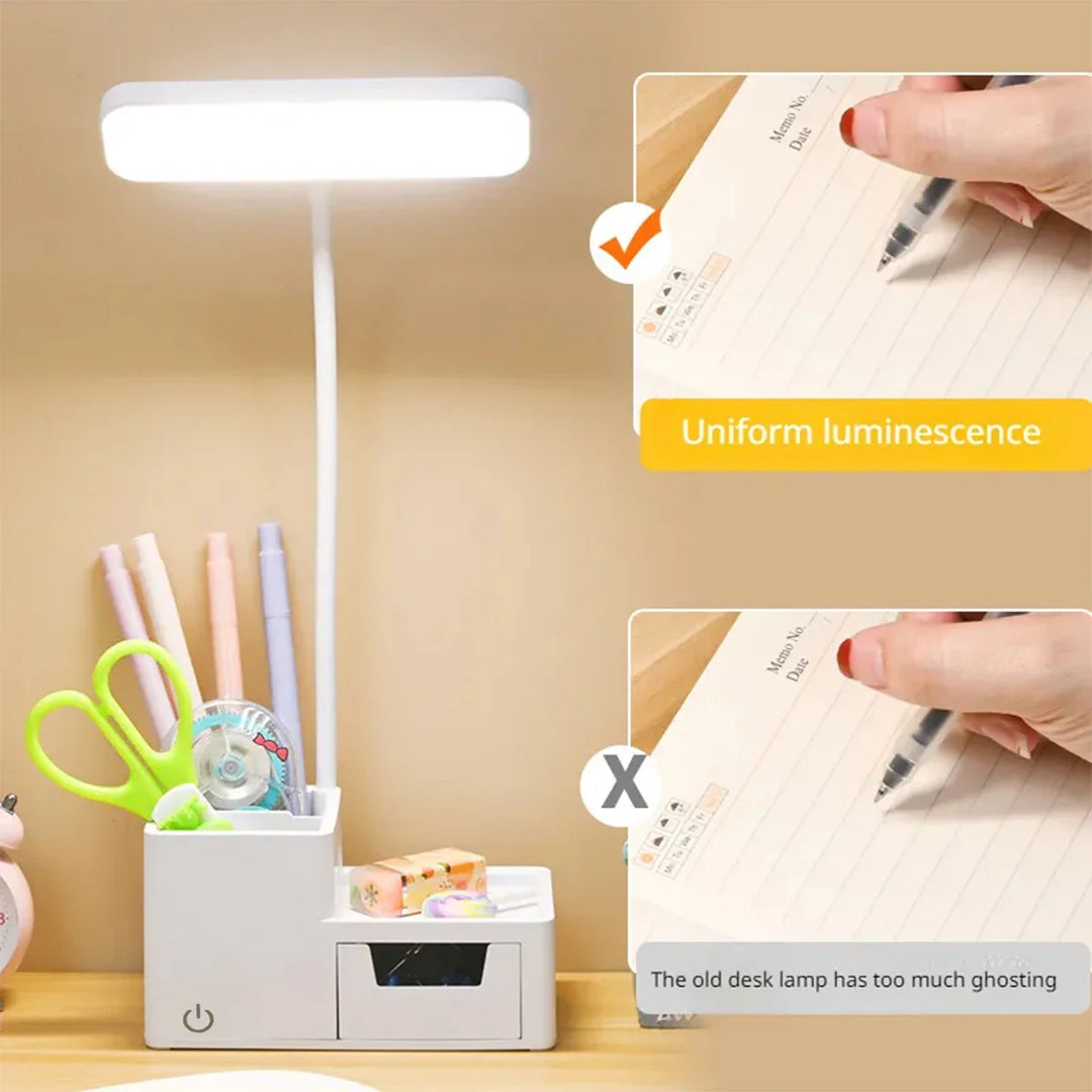 Brilora – Vouwbare LED bureaulamp oplaadbaar met touch &amp; 3 dimstanden