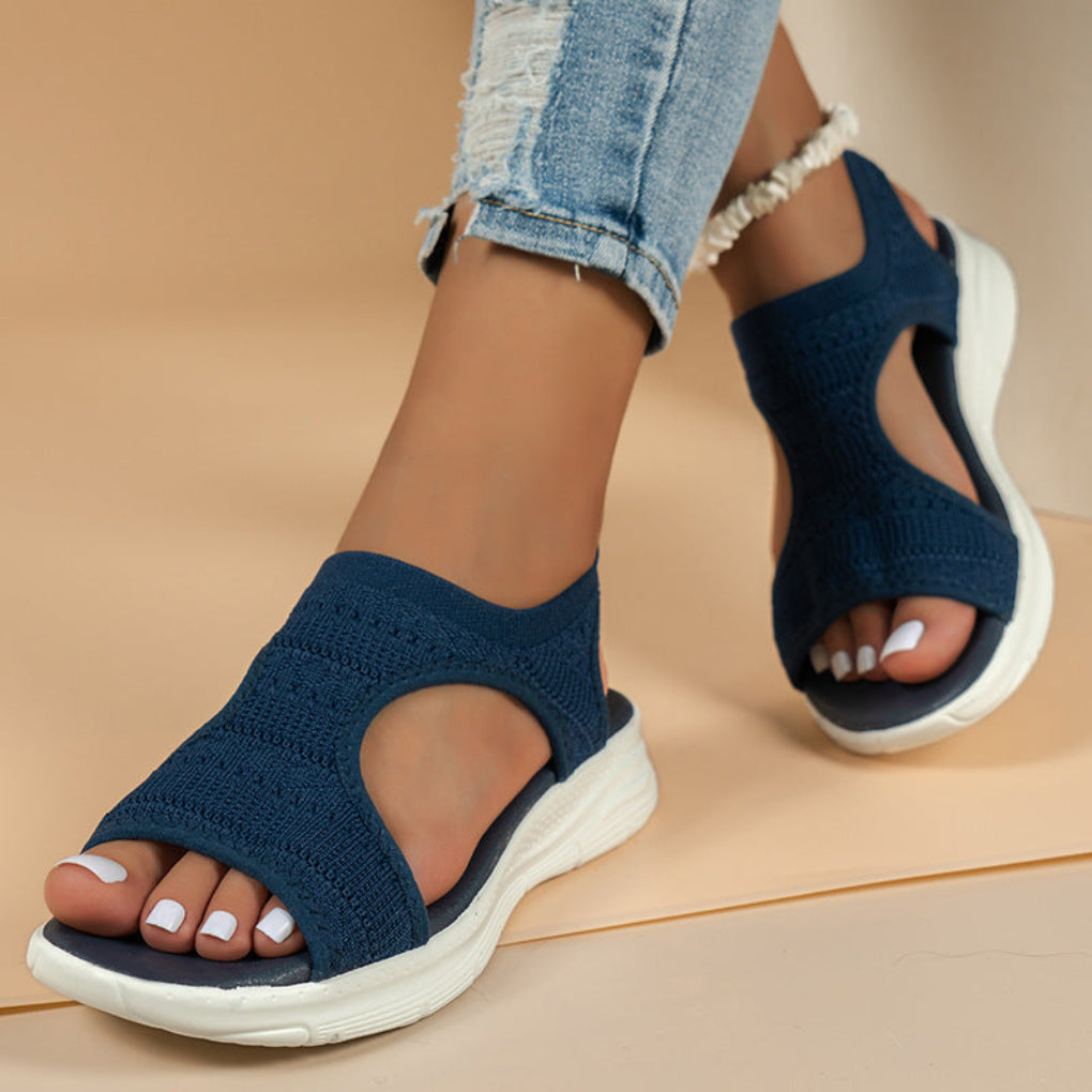 Orthopedische sport sandalen met gewatteerd breiwerk 2