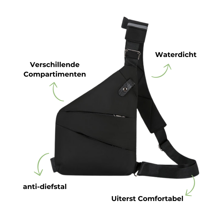SafeCarry Borsa a Tracolla – Borsa a Tracolla Antifurto con Design Resistente all&