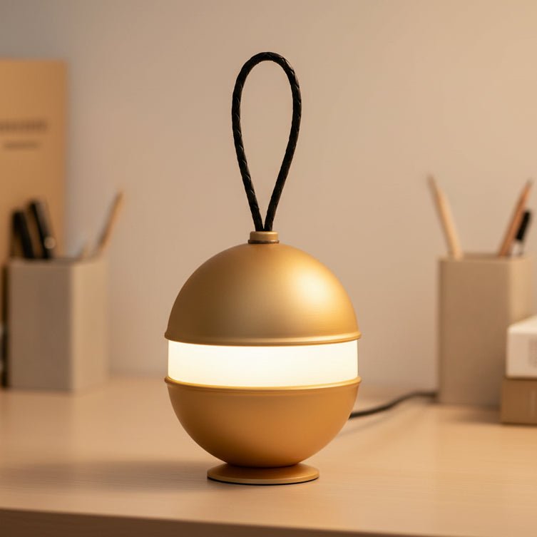PERLORA – Oplaadbare draadloze touch tafellamp voor een moderne en elegante huisdecoratie 1