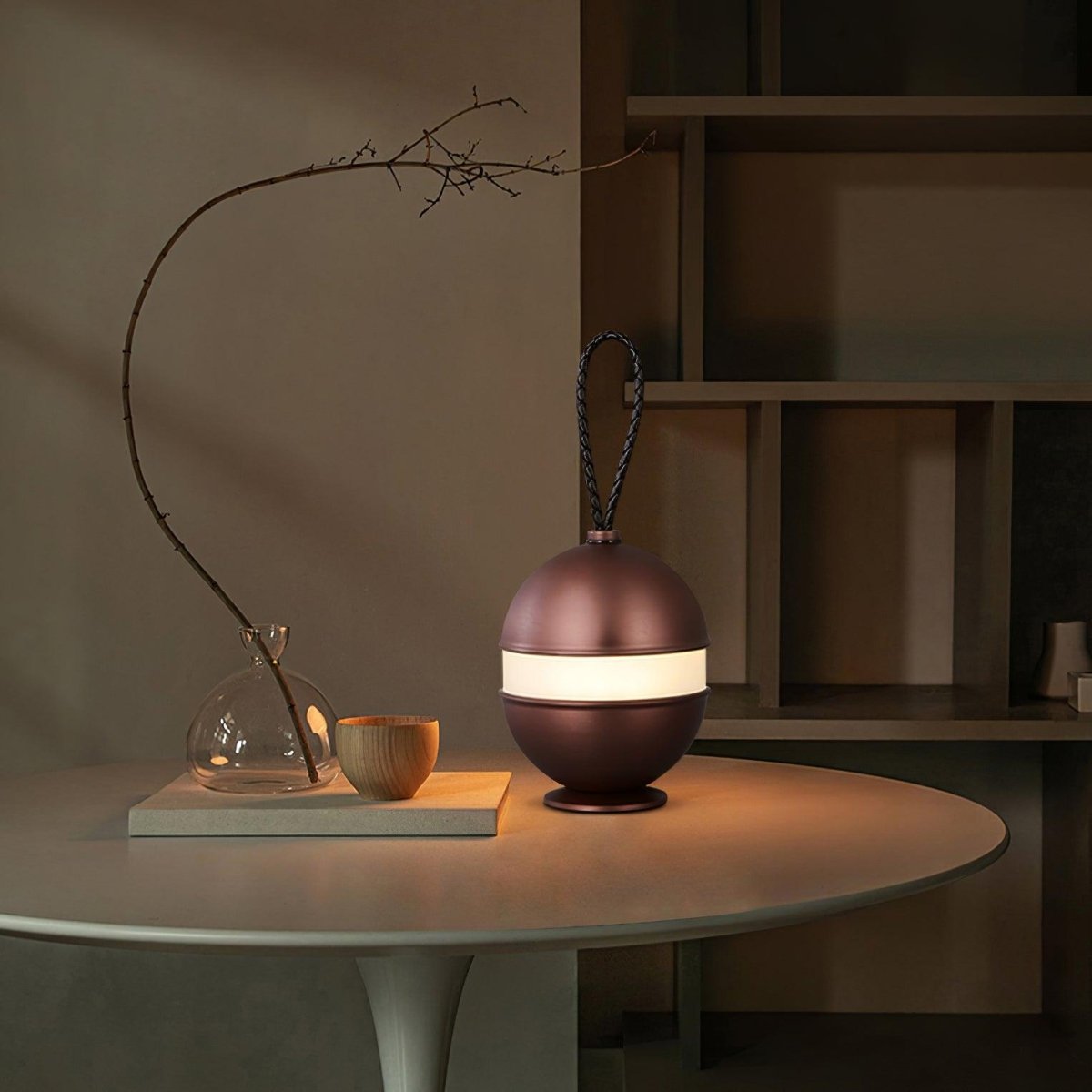 PERLORA – Oplaadbare draadloze touch tafellamp voor een moderne en elegante huisdecoratie 4