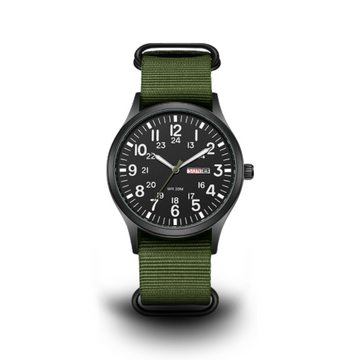 Valdor – Reloj de hombre para exteriores 100m resistente al agua y cristal de zafiro resistente a los arañazos