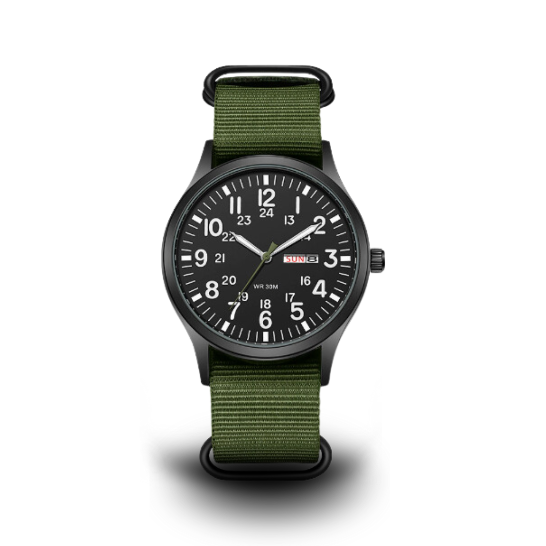 Durano – Reloj de hombre para exteriores 100m resistente al agua con cristal de zafiro