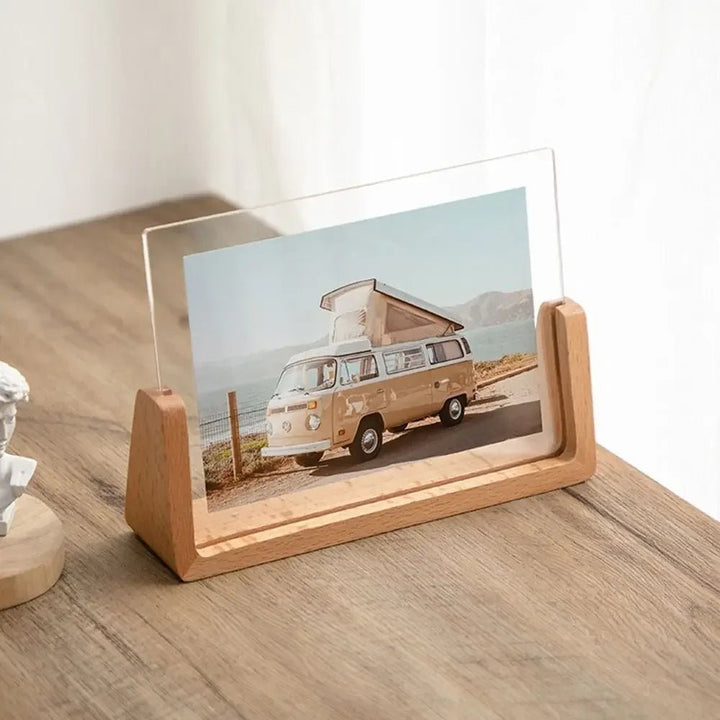 PHOTIQUE – Acryl fotolijst voor op het bureau, voor stijlvolle herinneringen en een opgeruimde tafeldecoratie. 1
