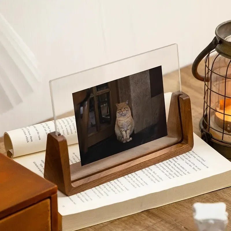 PHOTIQUE – Acryl fotolijst voor op het bureau, voor stijlvolle herinneringen en een opgeruimde tafeldecoratie. 5