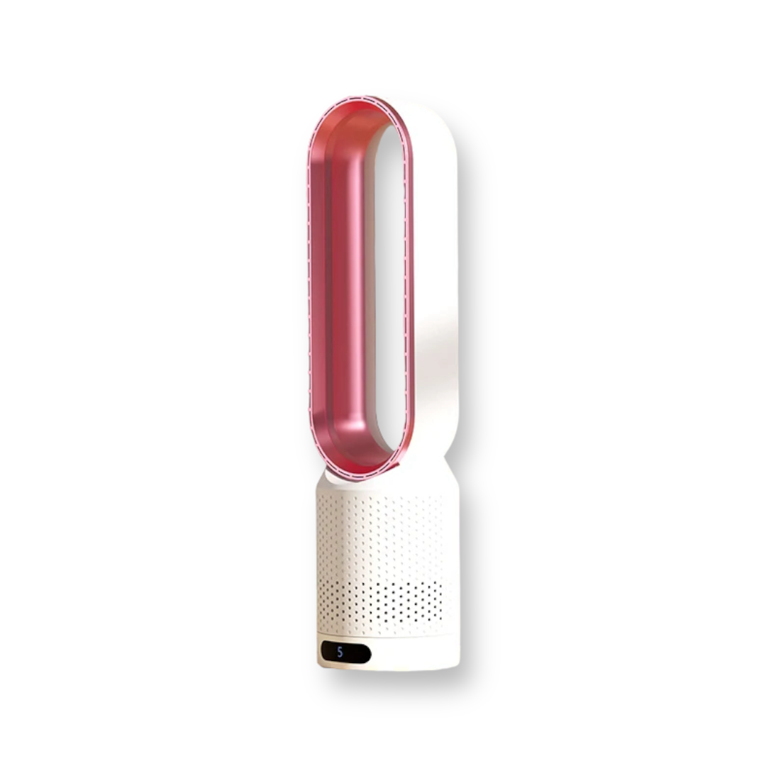 AirPure 3-in-1 Luftkühler mit Luftfilter, Oszillation & LED-Touch – Bladlos, leise & modern Devako.ch