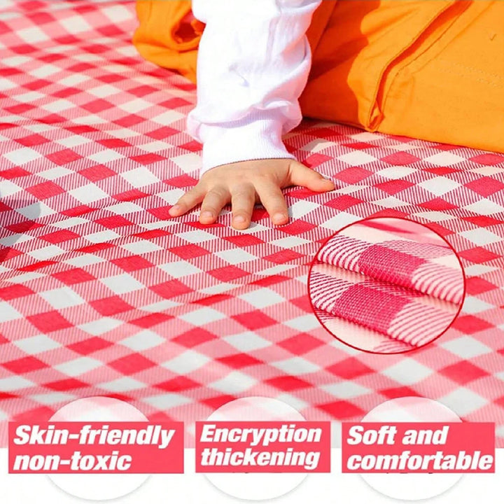Picknick Deken 140x190 cm Waterdicht en Lichtgewicht met Handvat voor Buitengebruik 4