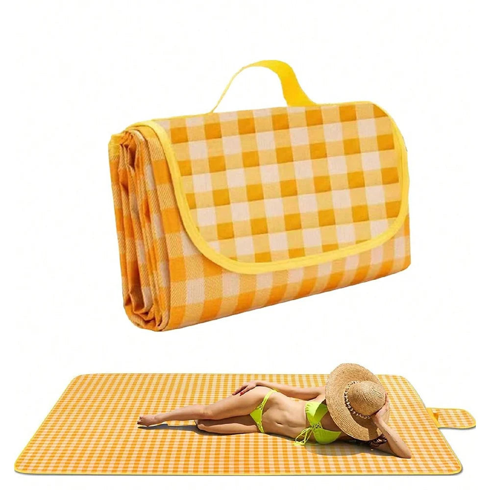 Picknick Deken 150x200 cm - Waterdicht en Draagbaar voor Buitenactiviteiten 0